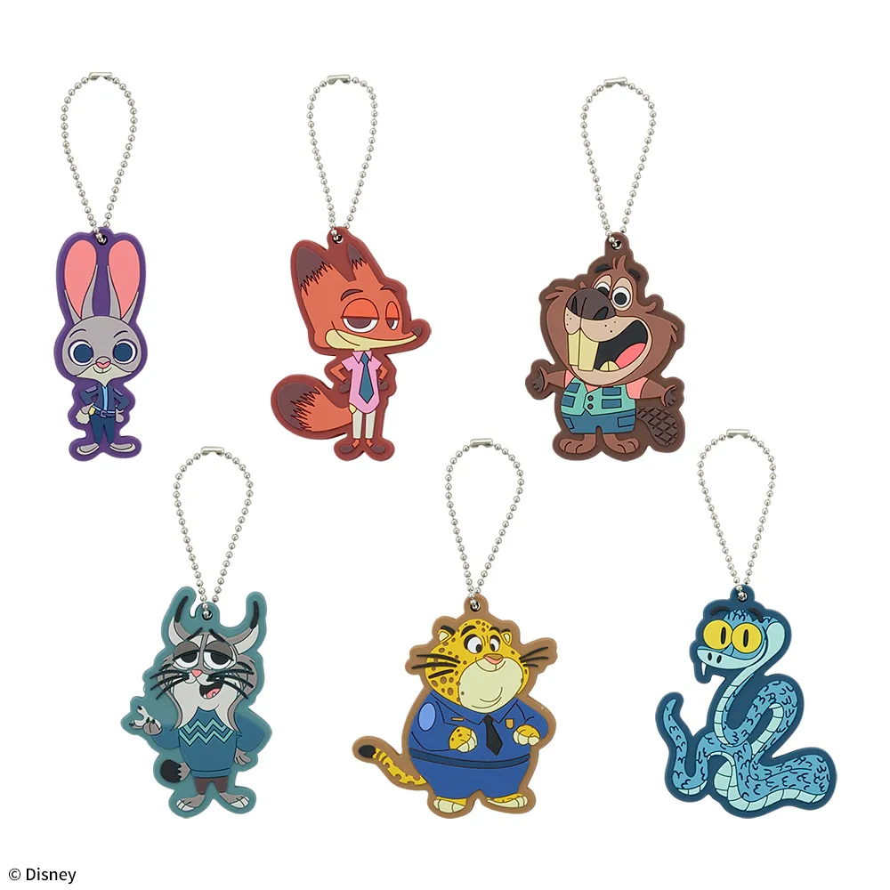 ズートピア2ミニラバーマスコット