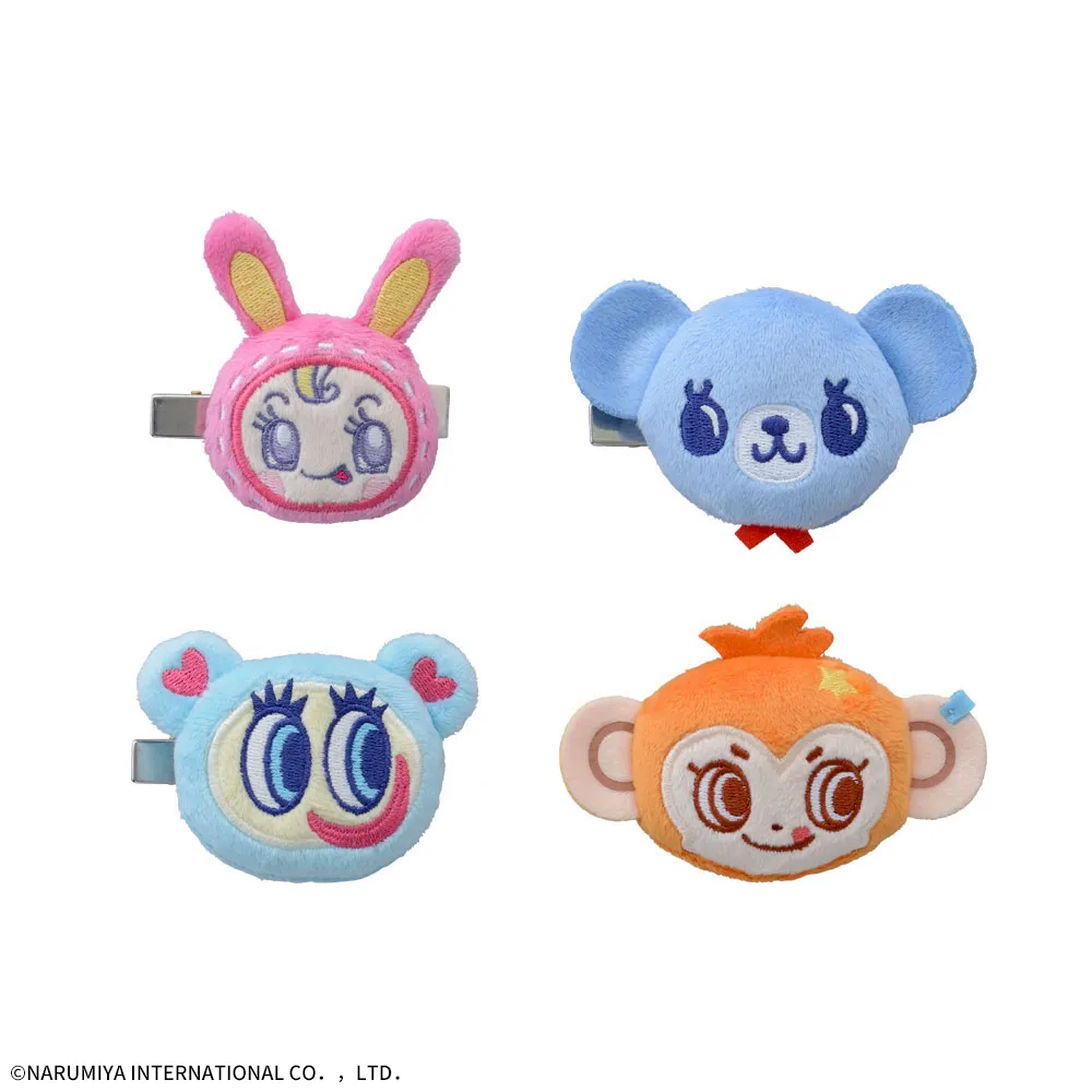 ナルミヤキャラクターズマスコット付ヘアクリップ