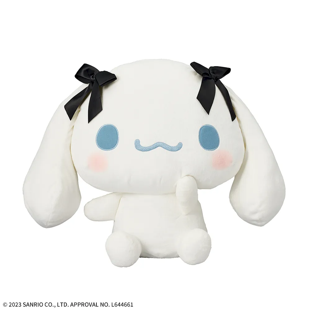 ゆるかわサンリオキャラクターズスーパーラージぬいぐるみシナモロールnoirstyle