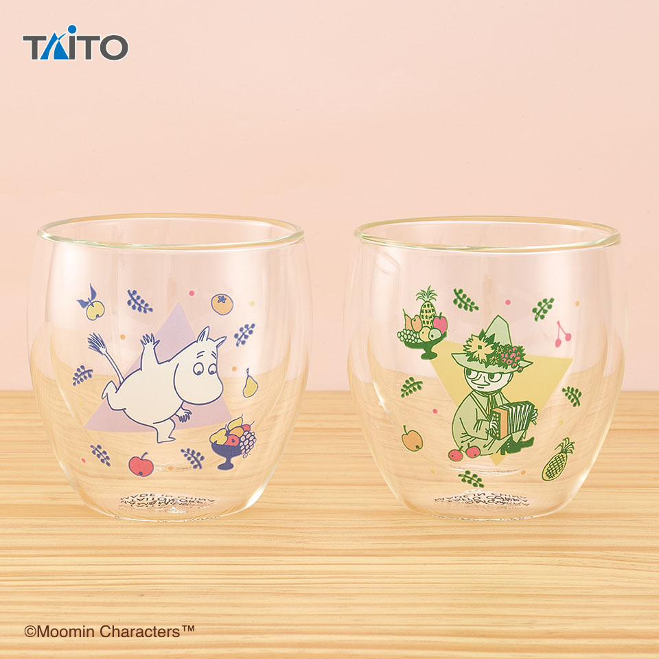 ムーミン　ダブルウォールグラス