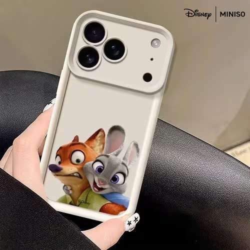【MINISO x ディズニー】ズートピアのジュディ＆ニックのスマホケース