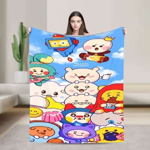 トゥルーズアセッツ アニメテーマの超柔らかいフランネルブランケット