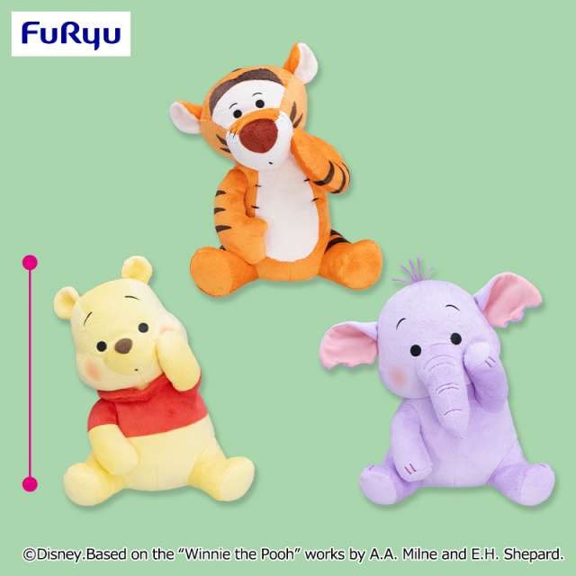 くまのプーさん こてっとぺったん きょとん顔BIGぬいぐるみ