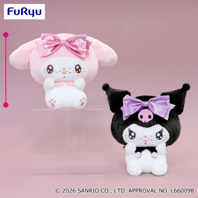 マイメロディ・クロミ きゅるるんそばかすBIGぬいぐるみ