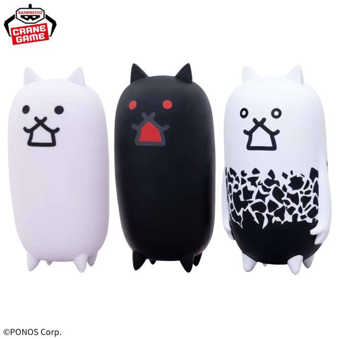 にゃんこ大戦争 にゃんこ軍団ミニフィギュア～タンクネコ・殺意のタンクネコ・狂乱のタンクネコ～