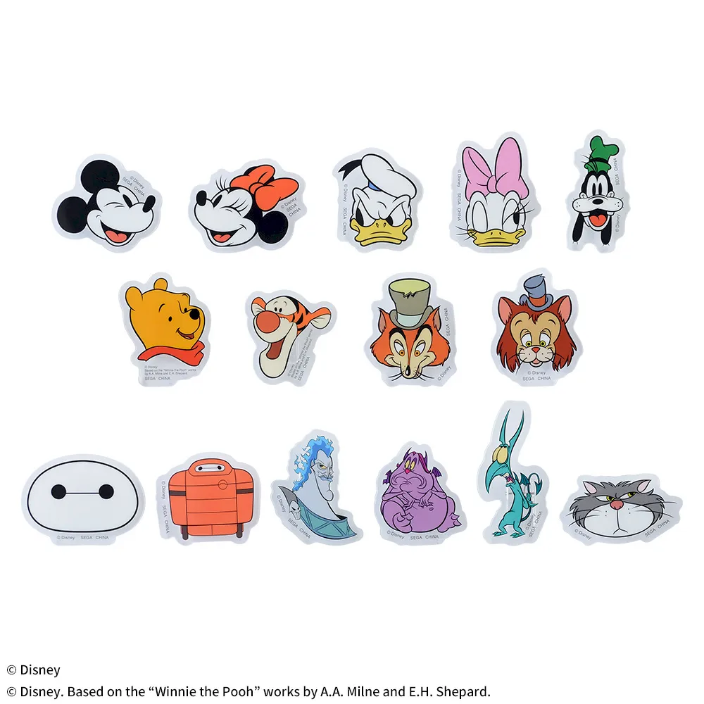 ディズニーキャラクターアクリルクリップ