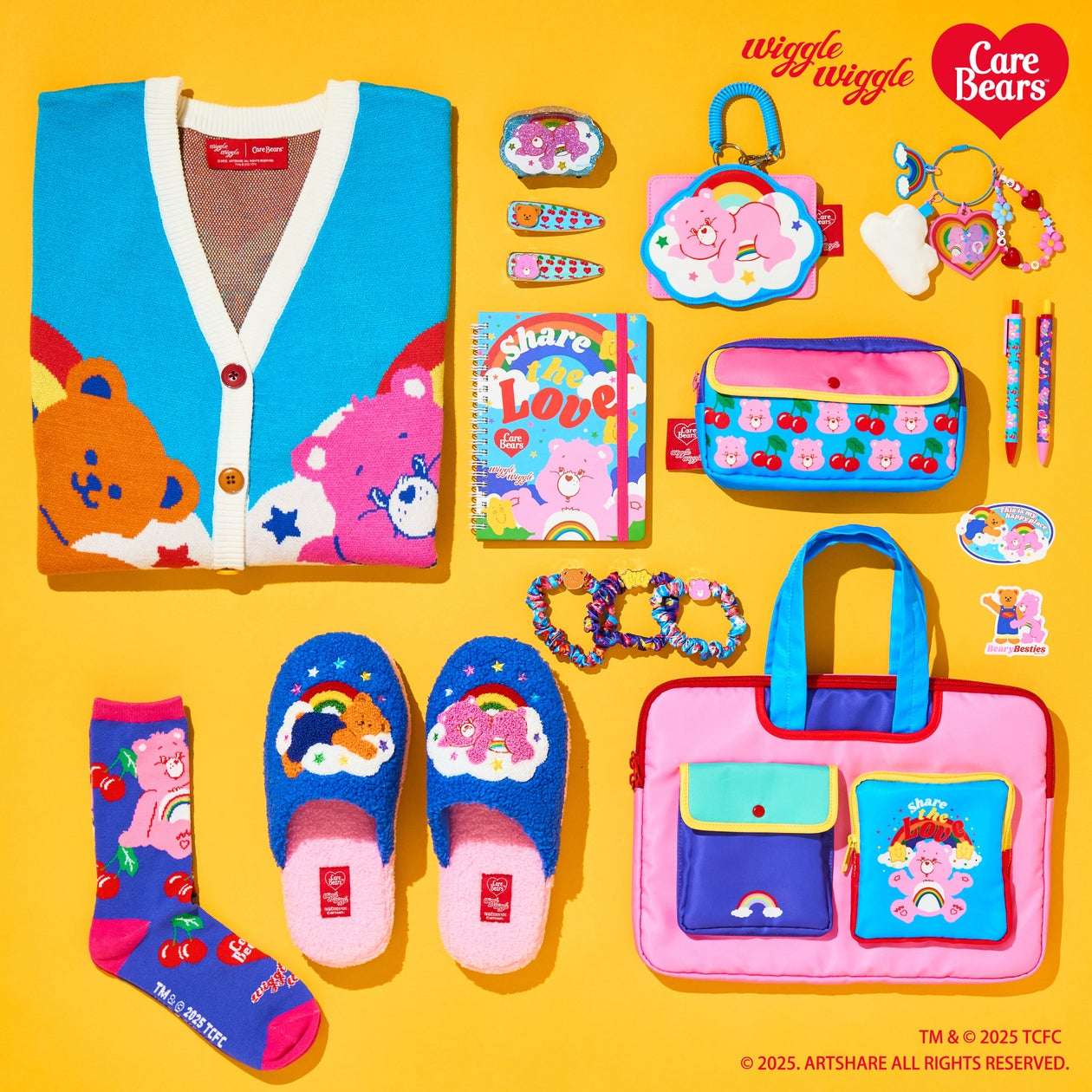 【2025年12月26日発売】ケアベア™ wiggle wiggle コラボレーションアイテム