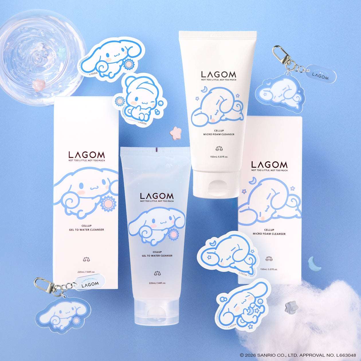 【2026年2月13日発売】シナモロール×LAGOM コラボ洗顔