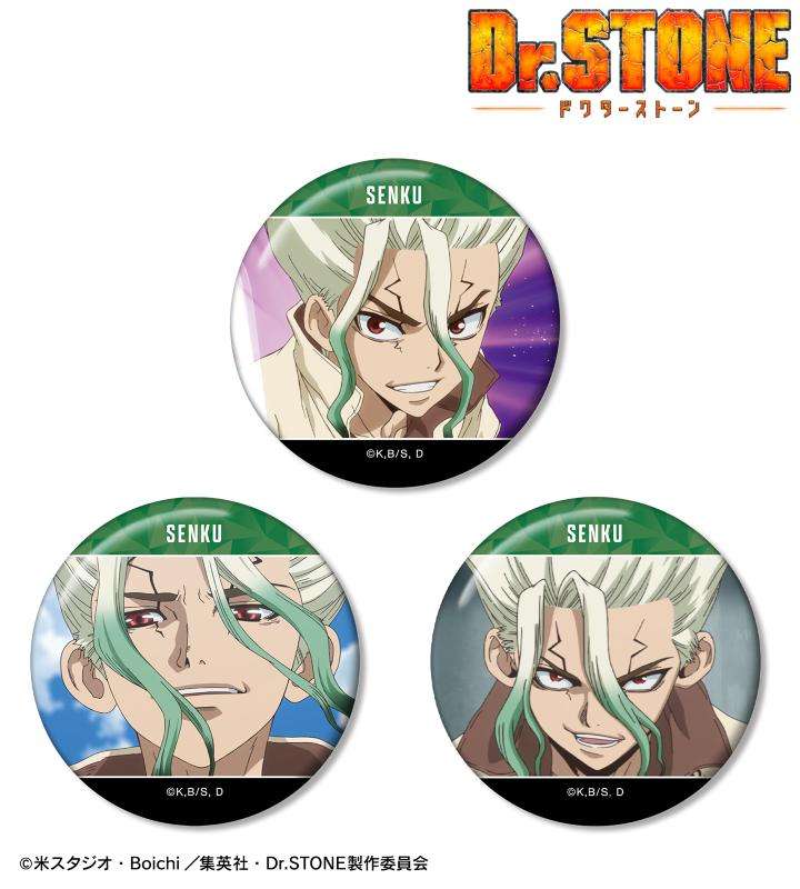 【70位】Dr.STONE 場面写缶バッジ3個セット : 1pt