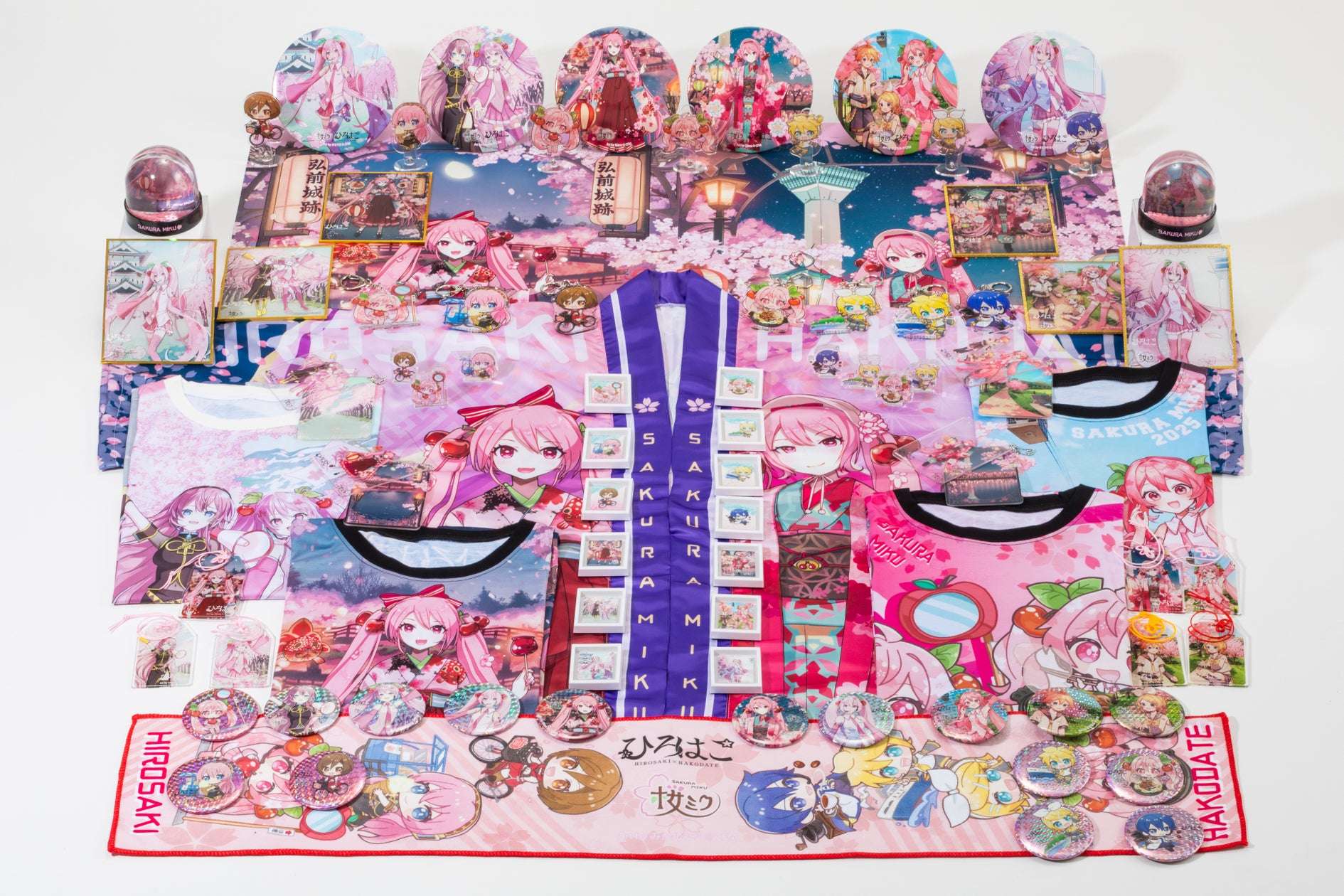 【2025年5月8日発売】初音ミク 桜ミク×ひろはこ / 初音ミク×弘前りんご コラボグッズ