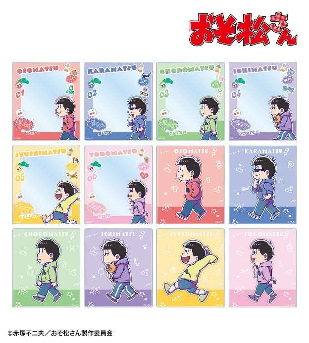 【2024年9月24日発売】おそ松さん ちびとこ アクリルカード