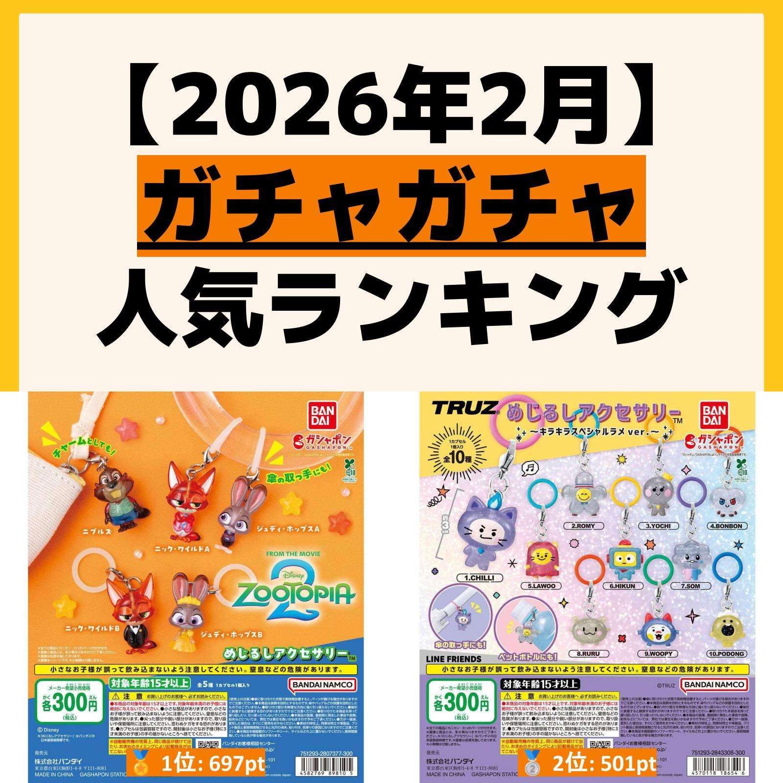 人気ランキング ガチャガチャ