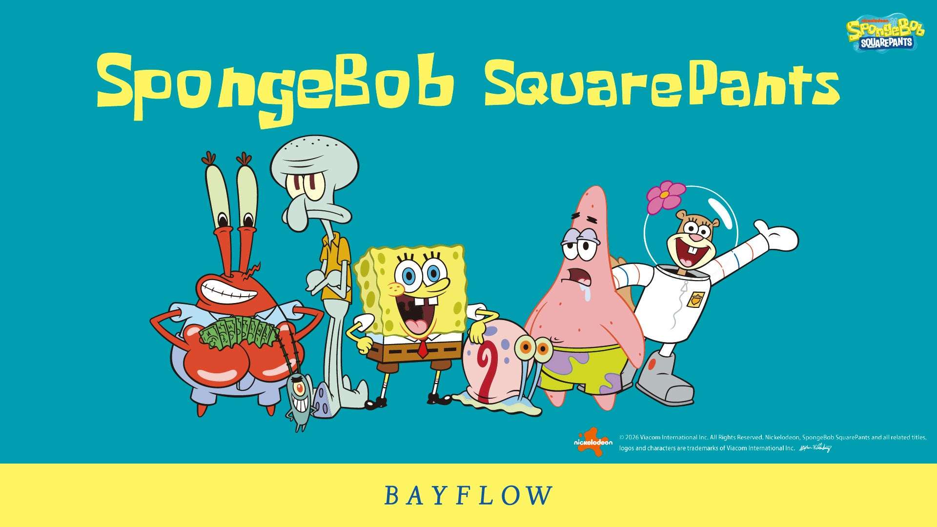 【2026年1月9日発売】スポンジ・ボブ BAYFLOW コラボレーションシリーズ第3弾
