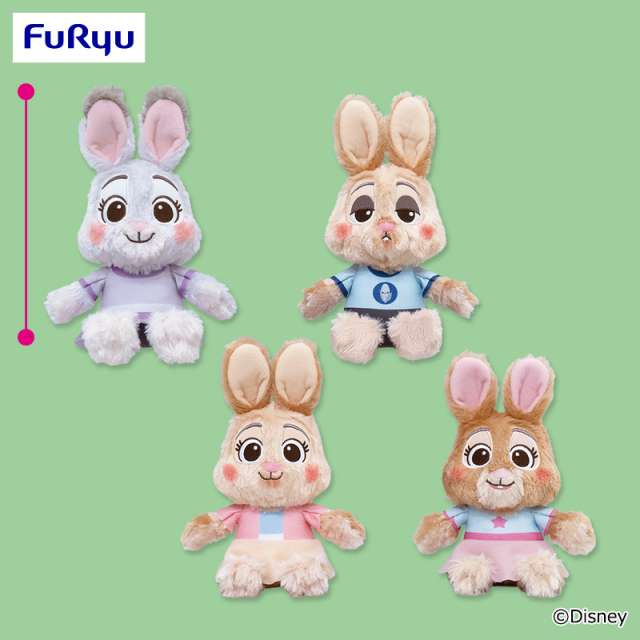 ズートピア FukuFuku ぬいぐるみ～ジュディファミリー～