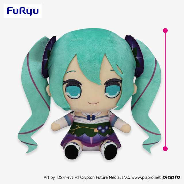 初音ミク きゅるまるBIGぬいぐるみー朝顔ver.ー