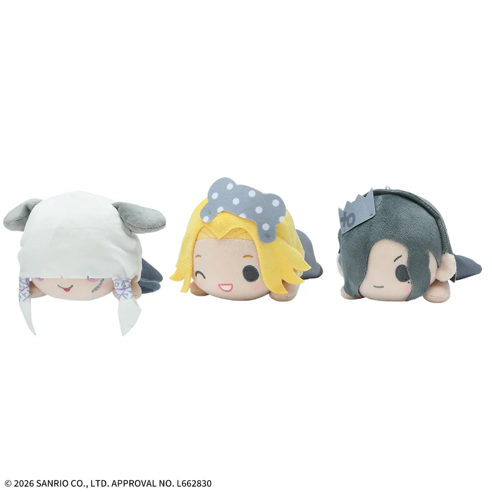 【GiGO、ラウンドワン、ナムコ、ソユー、アミパラ限定】-真天地開闢集団-ジグザグ×サンリオキャラクターズ寝そべりぬいぐるみ