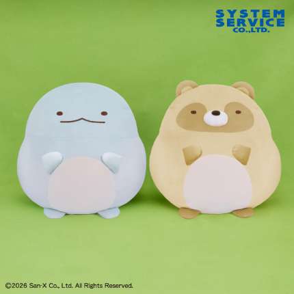 すみっコぐらし たぬきのまんまるレストラン もちもちぬいぐるみXL