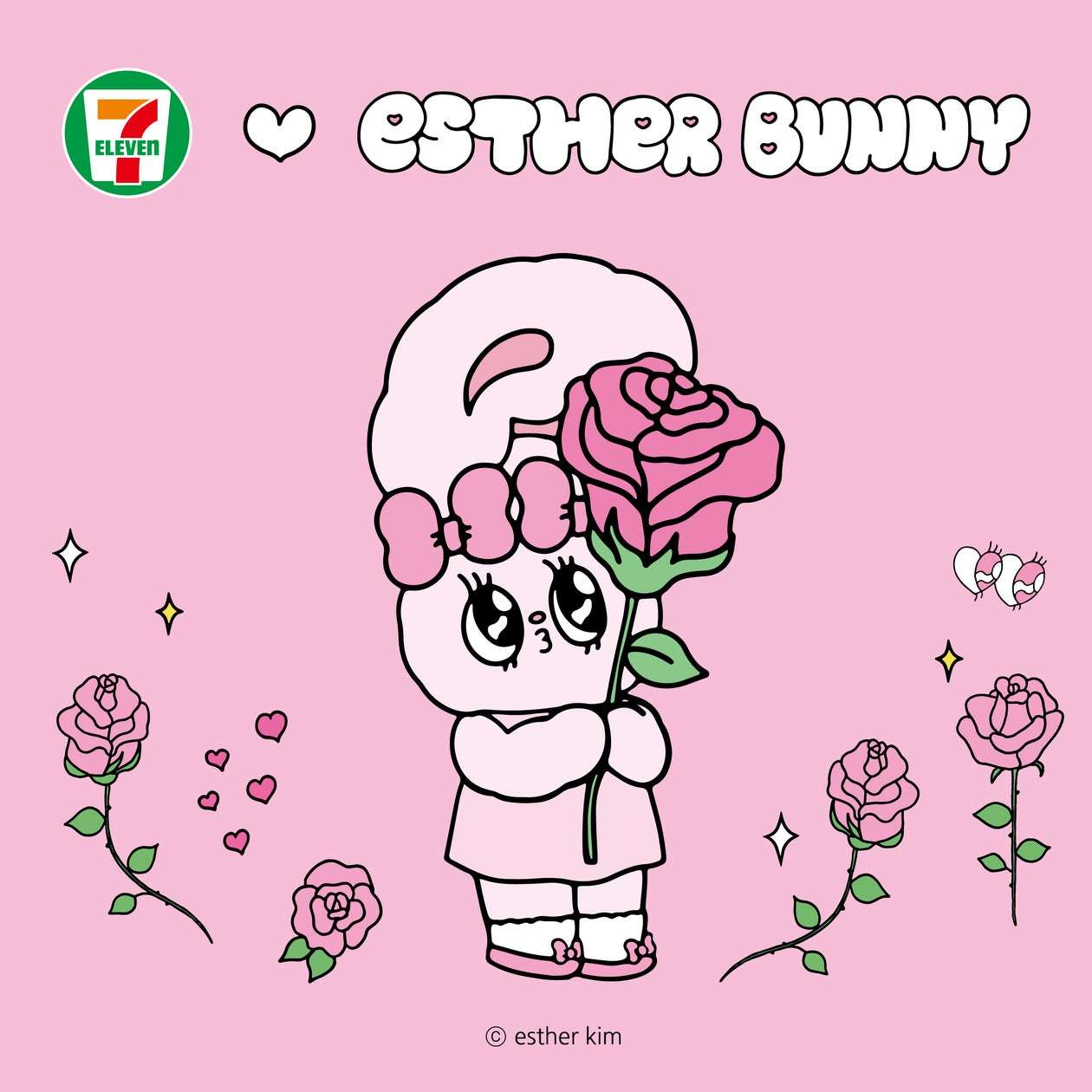 【2026年3月3日発売】エスターバニー セブン‐イレブン コラボスイーツ・お菓子・シール