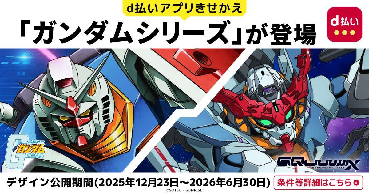 【2025年12月23日開催】ガンダムシリーズ×d払い スペシャルコラボデザインきせかえキャンペーン