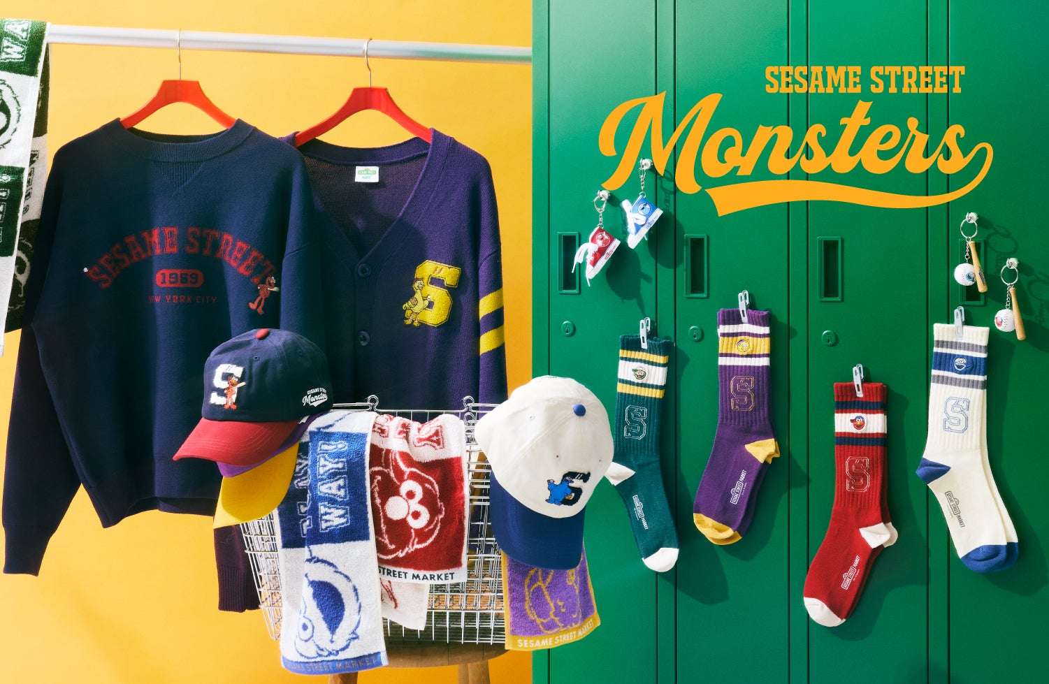 【2025年10月16日発売】セサミストリート SESAME STREET Monsters スポーツモチーフアイテムコレクション