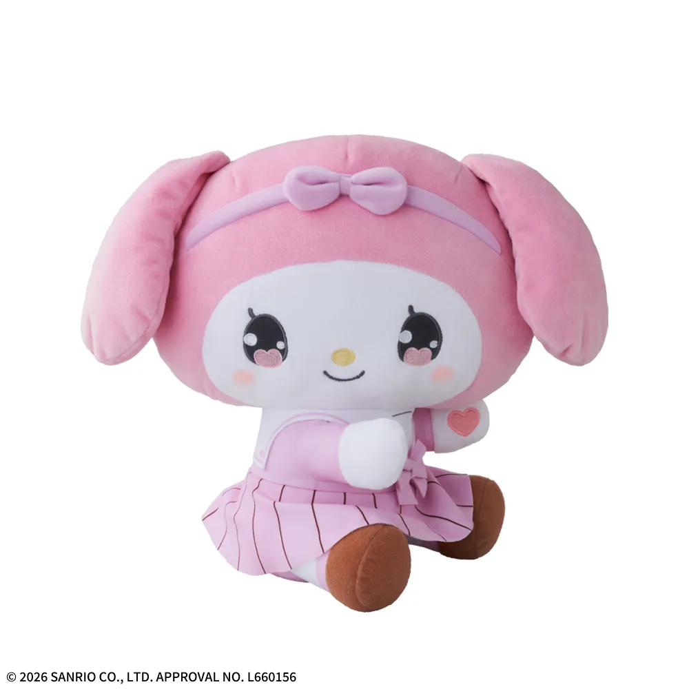 ゆるかわサンリオキャラクターズLぬいぐるみマイメロディYK学園高等部