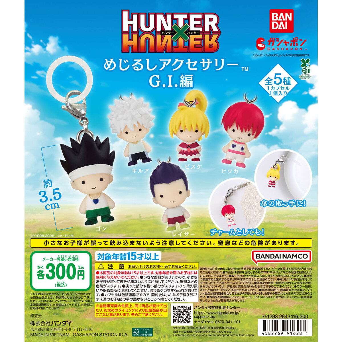 HUNTER×HUNTER めじるしアクセサリー G.I.編