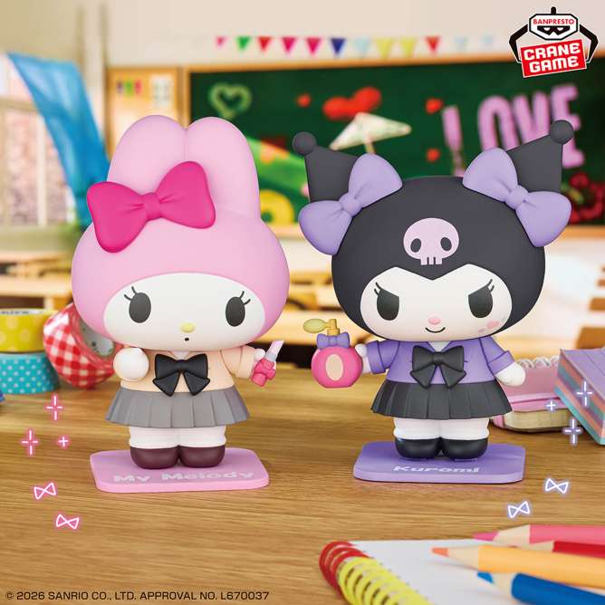 サンリオキャラクターズ コスプレフィギュアコレクション～マイメロディ・クロミ～