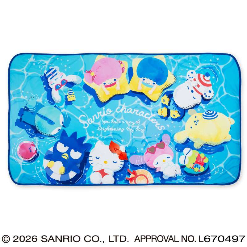 サンリオキャラクターズ サマーフローティングひんやりブランケット
