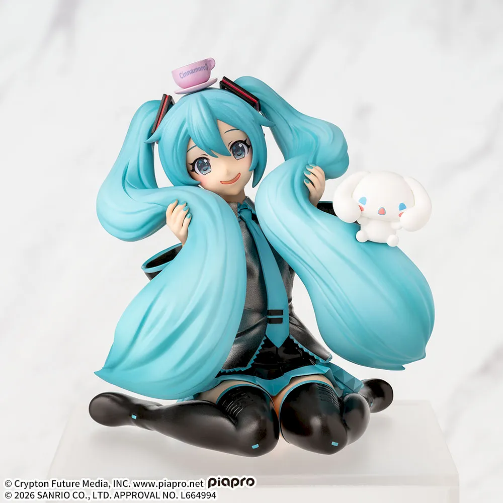 初音ミク×シナモロールちょこのせプレミアムフィギュア‐初音ミク×シナモロール‐もふっとVer.