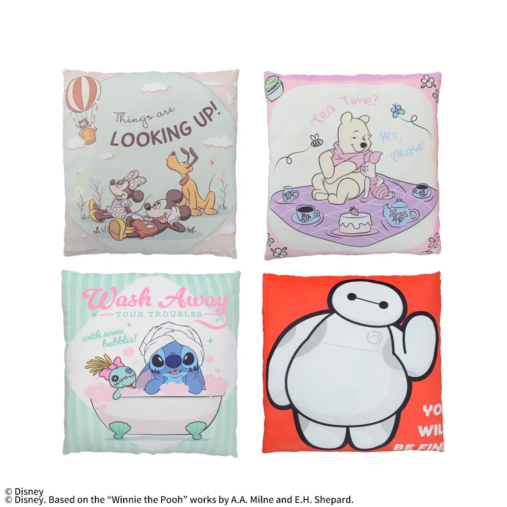 ディズニーキャラクタースーパーギガザッカぐらもっちクッション