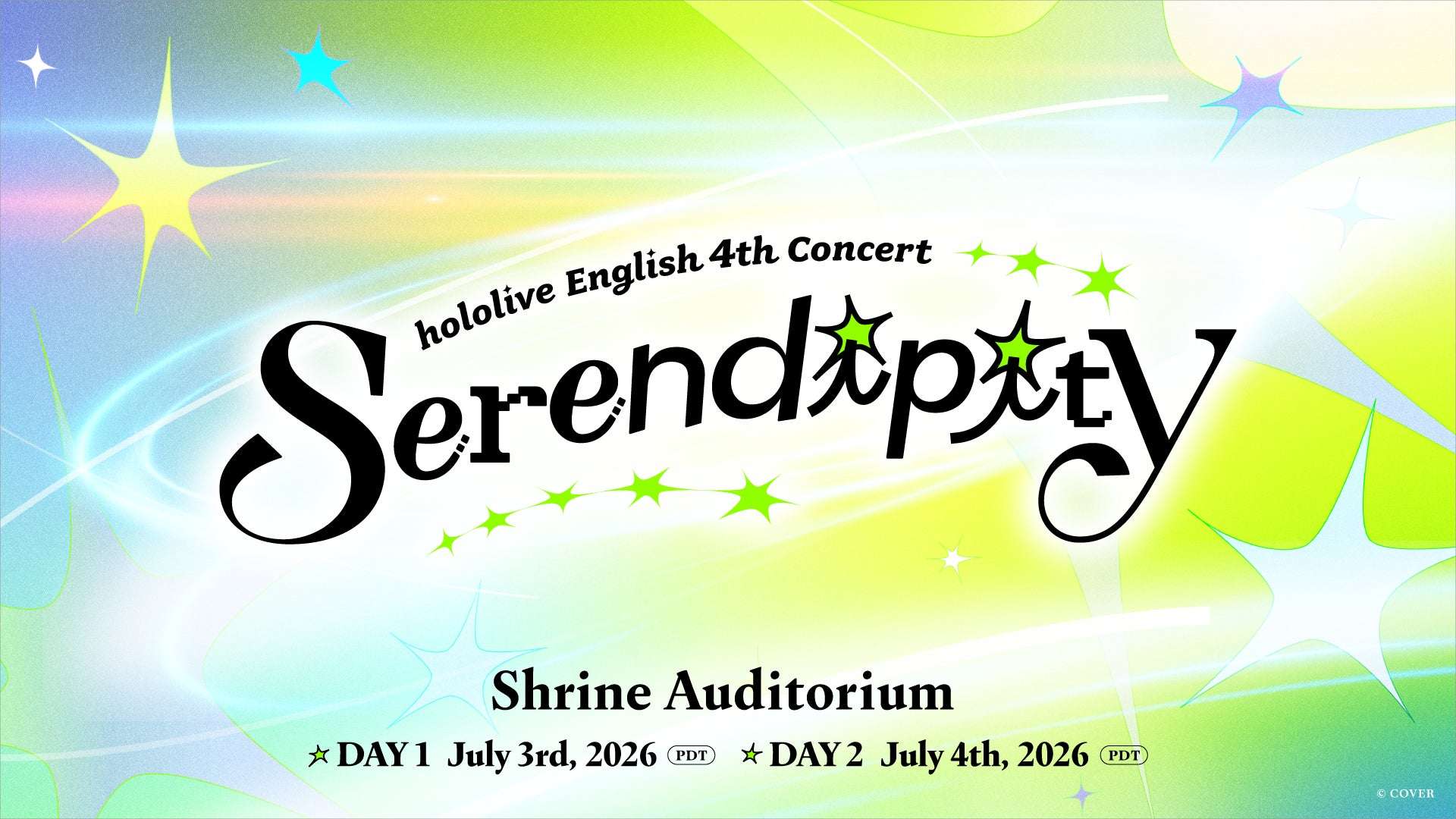 【2026年7月3日開催】ホロライブEnglish hololive English 4th Concert -Serendipity-