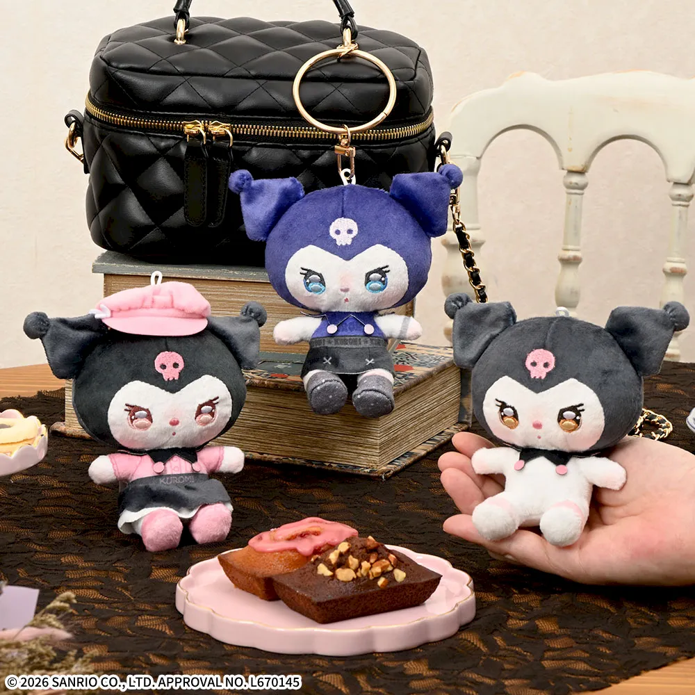 ゆるかわサンリオキャラクターズあいぬいミニぬいぐるみクロミ