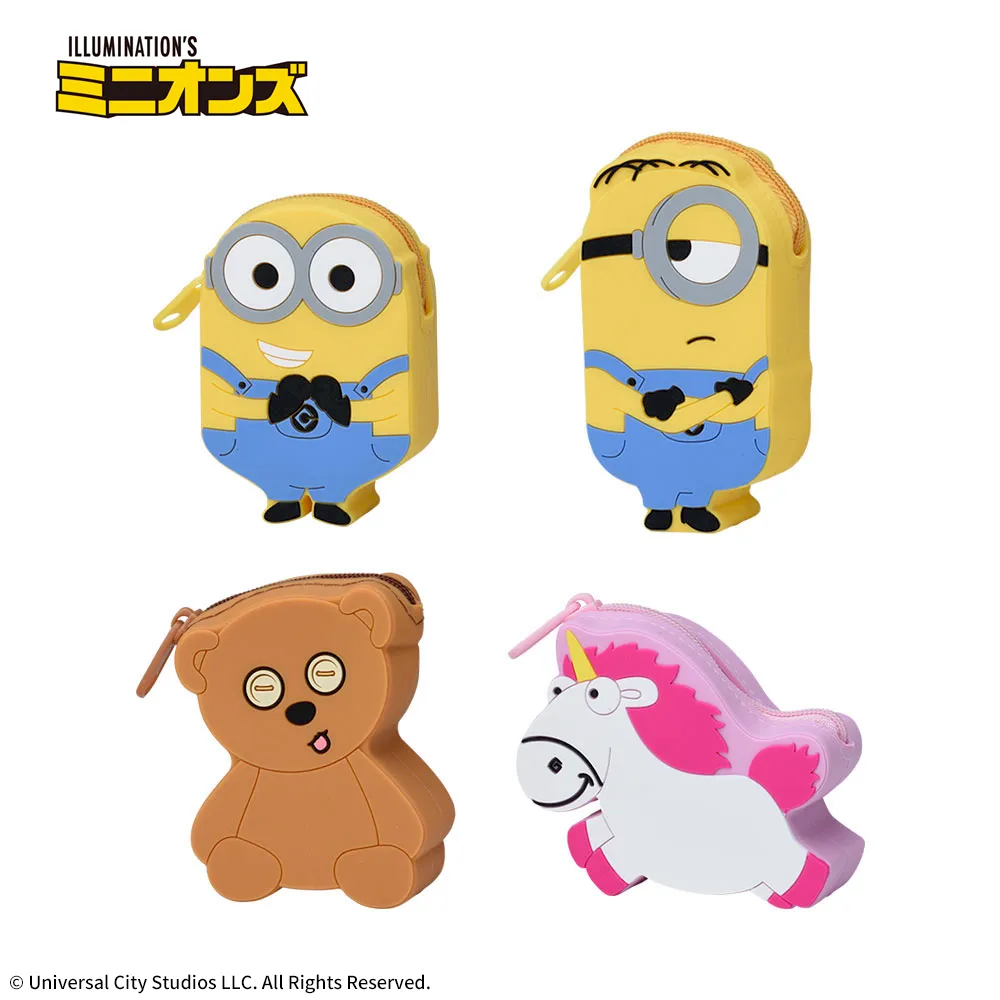 【ラウンドワン限定】ミニオンダイカットシリコンポーチ