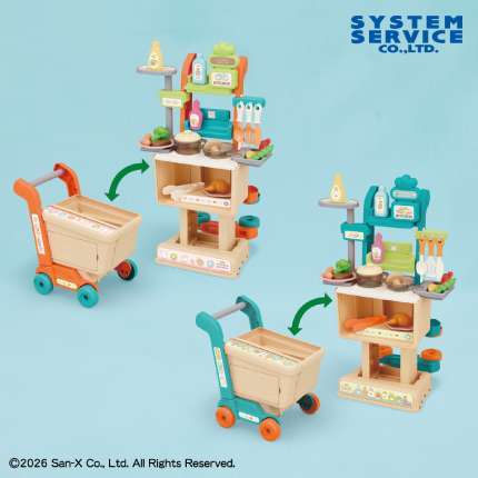 すみっコぐらし たぬきのまんまるレストラン カートにへんしん！キッチンおもちゃ
