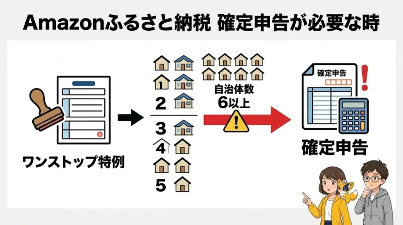 amazon ふるさと納税 Amazonふるさと納税で確定申告が必要になるケース