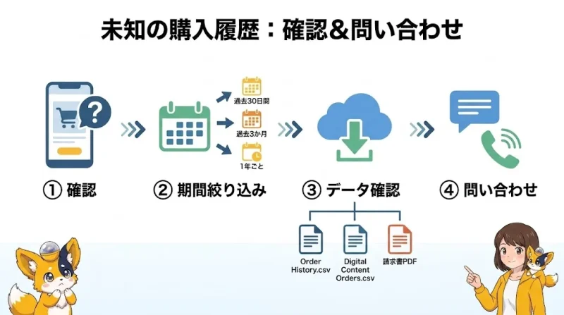amazon 購入履歴 Amazonで身に覚えのない購入履歴を見つけたときの確認と問い合わせ手順