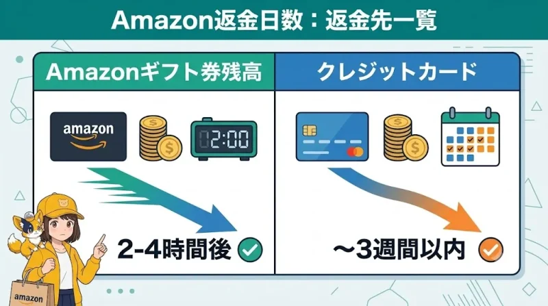 2026年8月】Amazon返品のやり方｜送料無料の全手順 | キャラグー