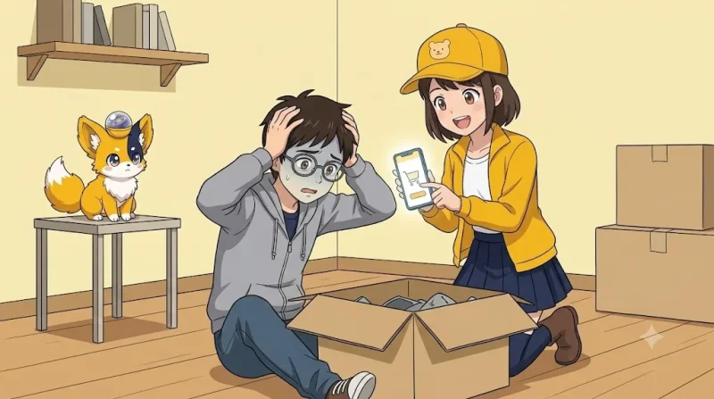 amazon 返品 おまけイラスト