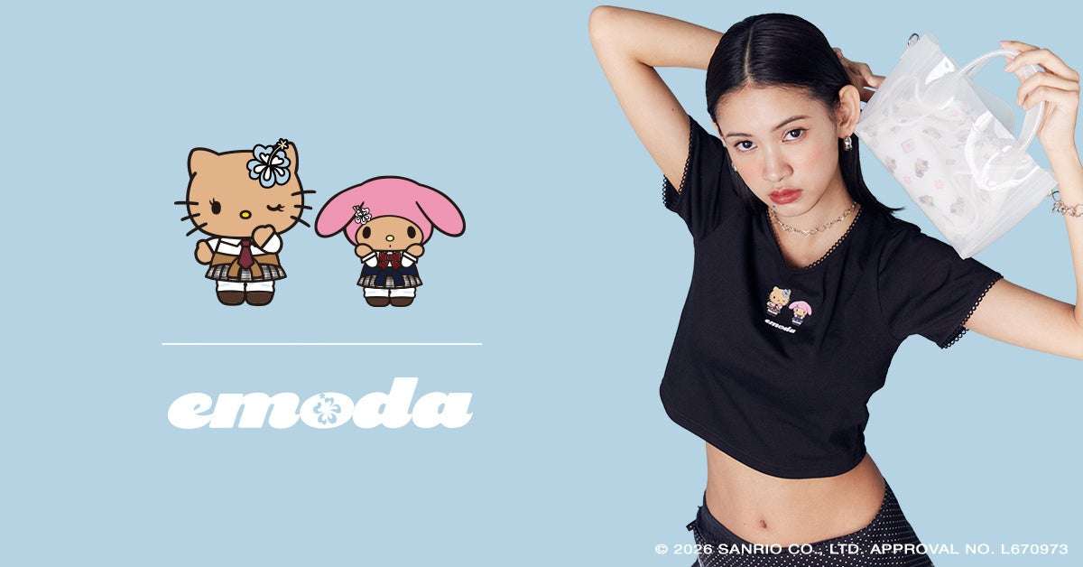 【2026年5月27日発売】ハローキティ・マイメロディ EMODAコラボレーションアイテム