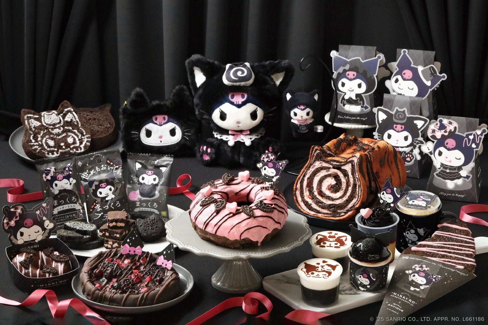 【2025年9月23日発売】クロミ×オールハーツ・カンパニー まっくろスイーツフェスティバル