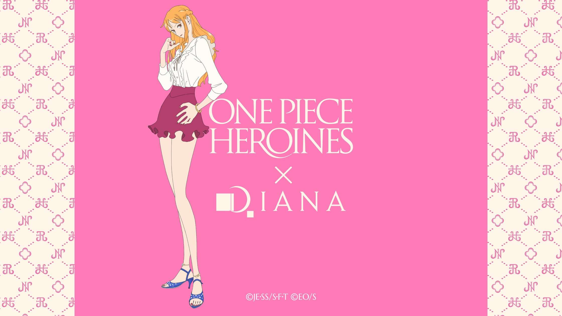 【2026年7月6日発売】ONE PIECE HEROINES × DIANA コラボサンダル