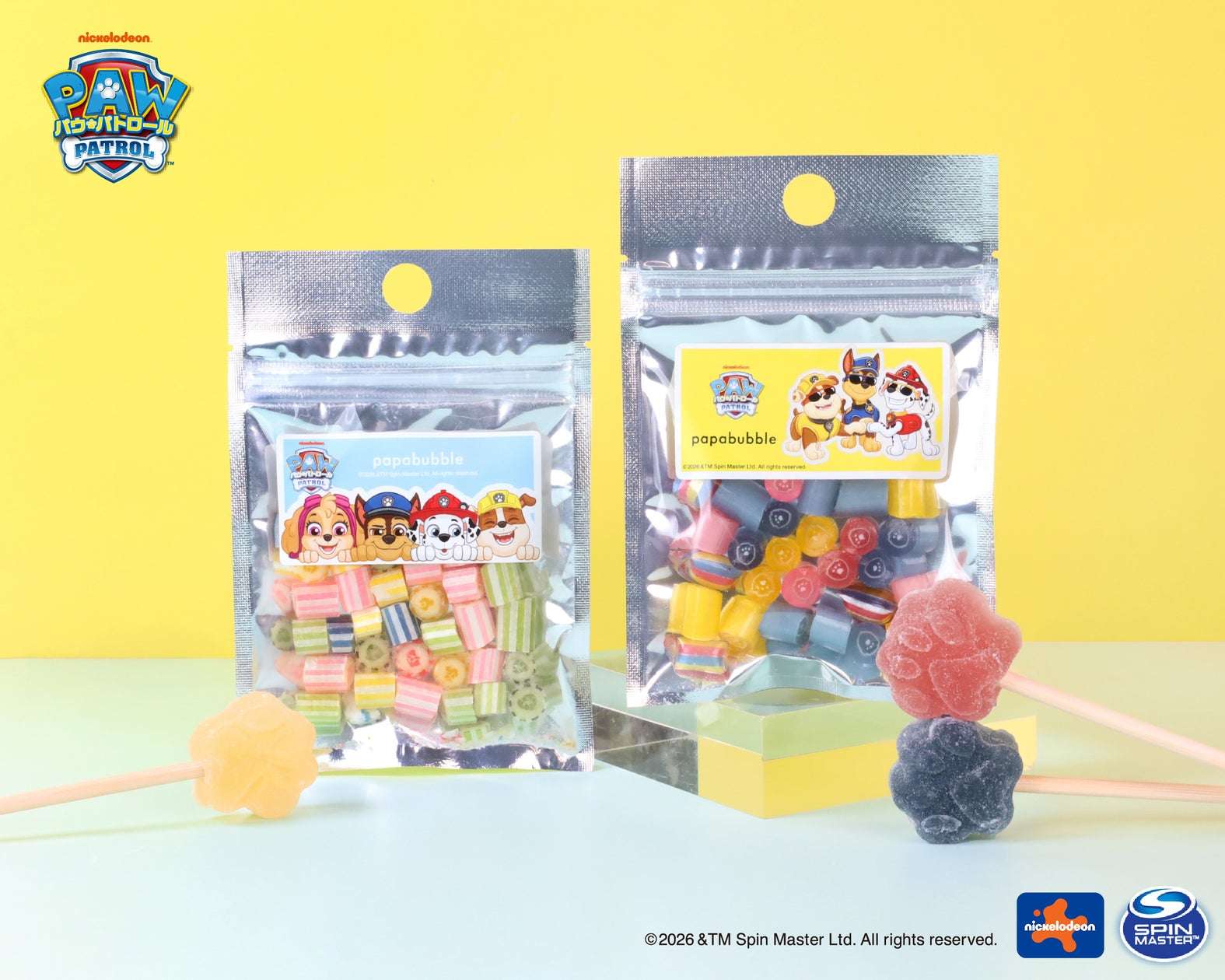【2026年7月2日発売】パウ・パトロール パパブブレ コラボキャンディ&グミ