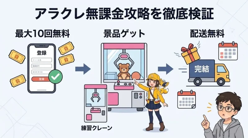 アラクレ アラクレは本当にお得？無課金で完結できるかを検証