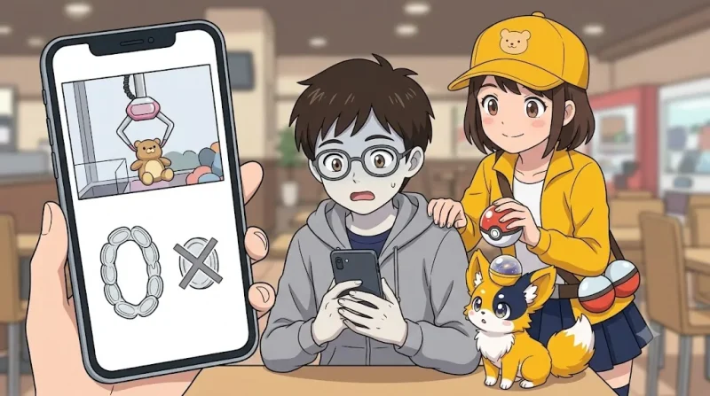 クレーンゲームアプリ おまけイラスト