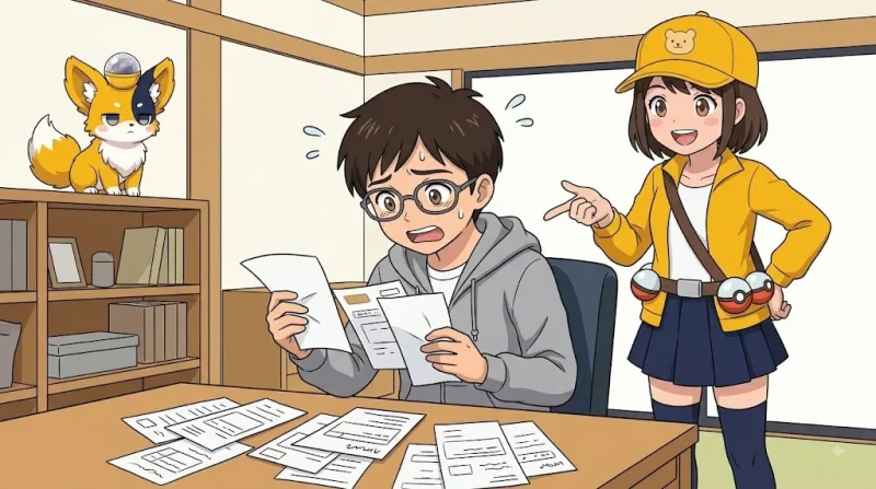 どっかんトレカ おまけイラスト
