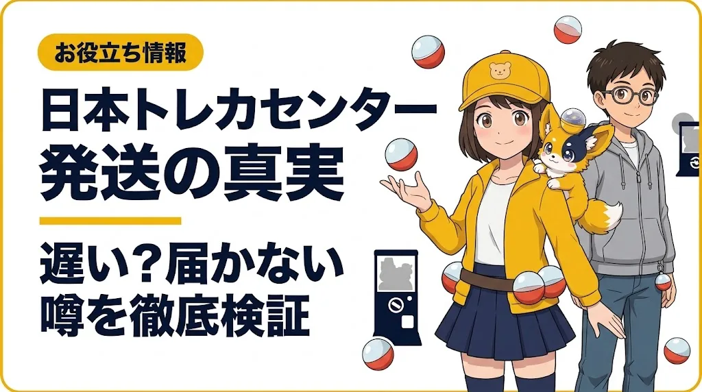 日本トレカセンター 発送 アイキャッチ