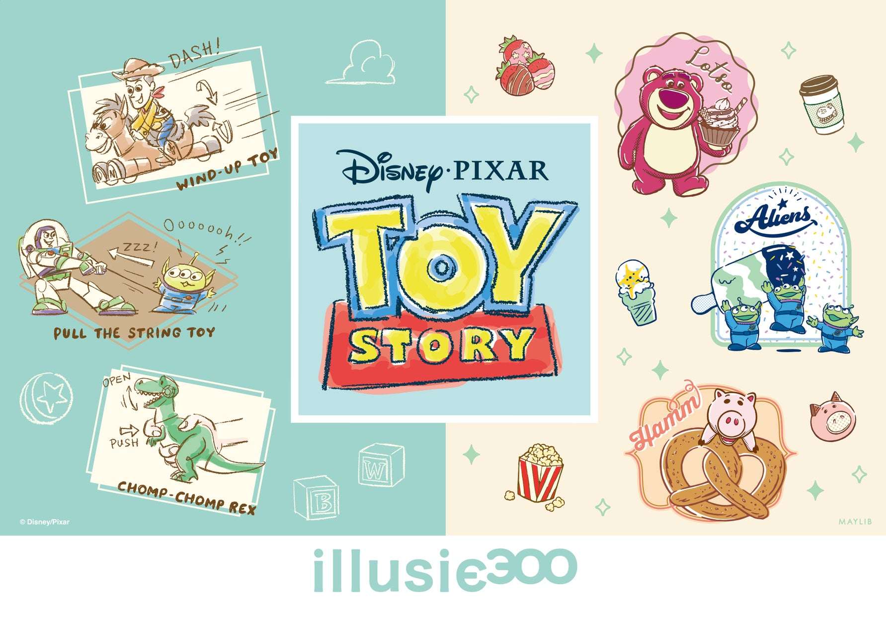 【2026年7月21日発売】トイ・ストーリー illusie300オリジナルアイテムシリーズ