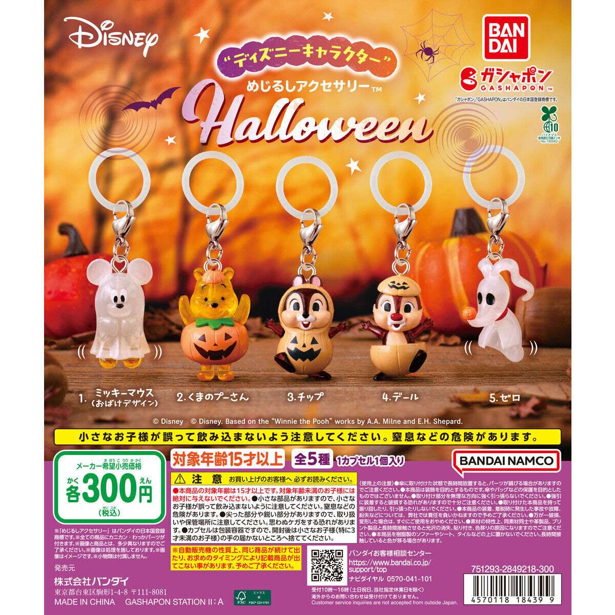 ディズニーキャラクター めじるしアクセサリー Halloween