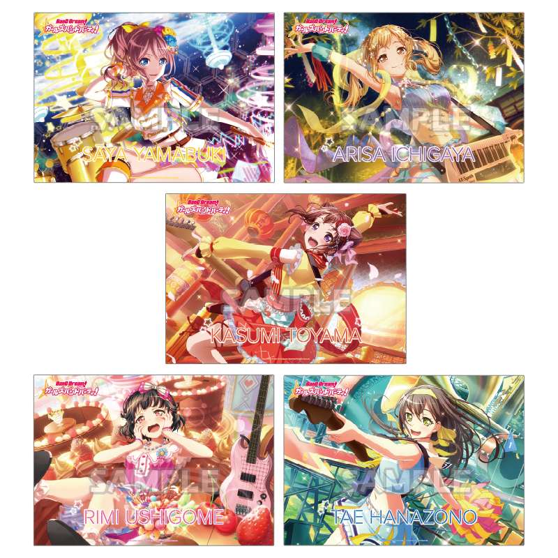 バンドリ！ ガールズバンドパーティ！　A2クリアポスター Poppin’ Party