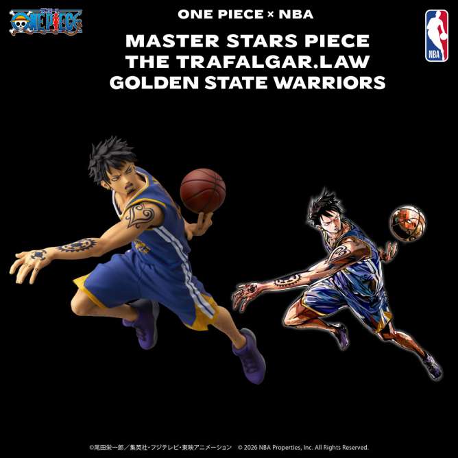 【プレミアムバンダイ】ONE PIECE × NBA MASTER STARS PIECE THE TRAFALGAR.LAW GOLDEN STATE WARRIORS